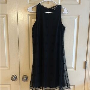 Karl Lagerfeld Black Sleeveless Mini Dress